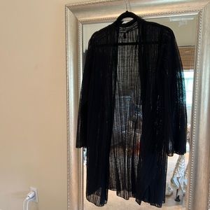 Eileen fisher sheer open flow cardigan